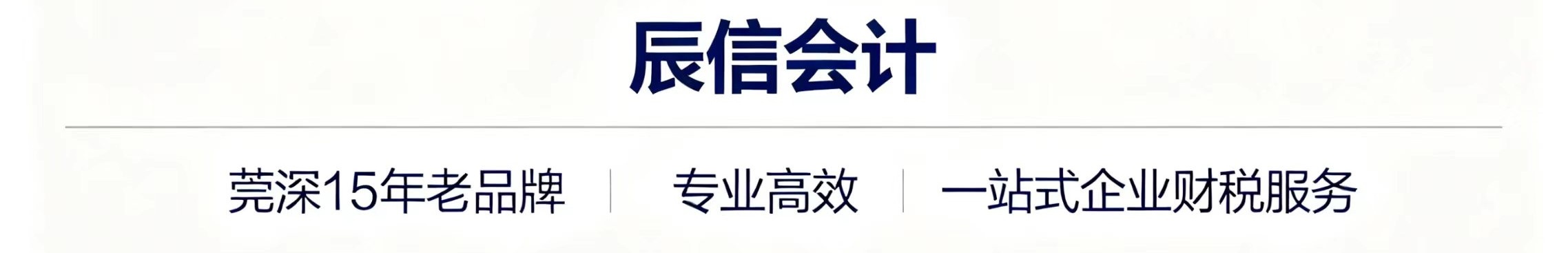 辰信会计莞深15年连锁品牌 辰信会计莞深15年连锁品牌